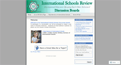 Desktop Screenshot of internationalschoolsreviewdiscuss.wordpress.com
