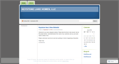 Desktop Screenshot of keystonelakehomes.wordpress.com