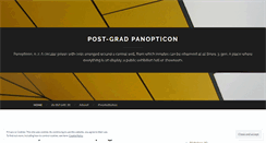 Desktop Screenshot of postgradpanopticon.wordpress.com