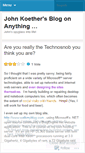 Mobile Screenshot of jkoether.wordpress.com