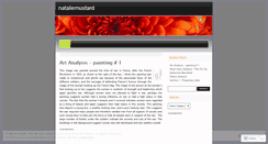 Desktop Screenshot of nataliemustard.wordpress.com