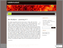 Tablet Screenshot of nataliemustard.wordpress.com