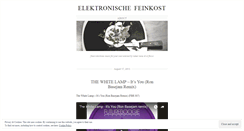 Desktop Screenshot of elektronischefeinkost.wordpress.com