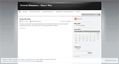 Desktop Screenshot of dressedminiatures.wordpress.com