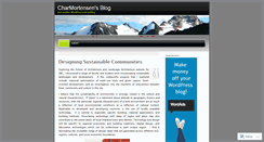Desktop Screenshot of cmmorten.wordpress.com