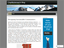 Tablet Screenshot of cmmorten.wordpress.com