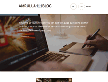 Tablet Screenshot of amrullah11blog.wordpress.com