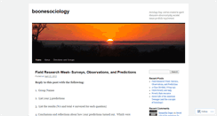 Desktop Screenshot of bchssociology.wordpress.com