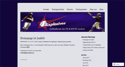 Desktop Screenshot of aixplosives.wordpress.com