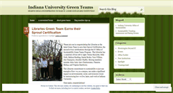 Desktop Screenshot of iugreenteams.wordpress.com