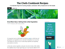 Tablet Screenshot of cookbookspecial.wordpress.com