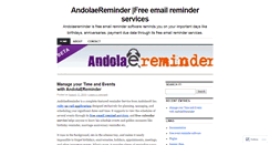 Desktop Screenshot of andolaereminder.wordpress.com