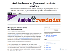 Tablet Screenshot of andolaereminder.wordpress.com