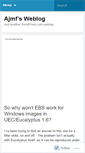 Mobile Screenshot of ajmf.wordpress.com