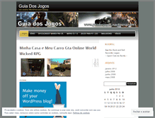 Tablet Screenshot of guiadosjogos.wordpress.com