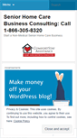 Mobile Screenshot of homecarebusiness.wordpress.com