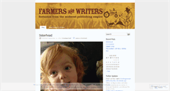 Desktop Screenshot of farmersandwriters.wordpress.com