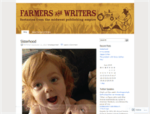 Tablet Screenshot of farmersandwriters.wordpress.com