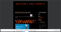 Desktop Screenshot of matts832.wordpress.com