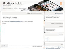 Tablet Screenshot of ipodtouchclub.wordpress.com