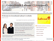 Tablet Screenshot of greenbanklabour.wordpress.com