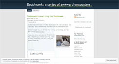 Desktop Screenshot of doubleawk.wordpress.com