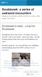 Mobile Screenshot of doubleawk.wordpress.com
