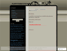 Tablet Screenshot of fluffytigra.wordpress.com