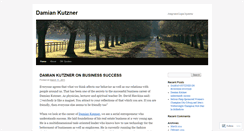 Desktop Screenshot of damiankutzner01.wordpress.com