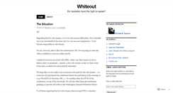Desktop Screenshot of amrenwhiteout.wordpress.com