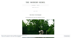Desktop Screenshot of m0dernrebel.wordpress.com