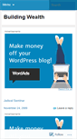 Mobile Screenshot of createyourwealth.wordpress.com