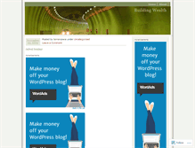Tablet Screenshot of createyourwealth.wordpress.com