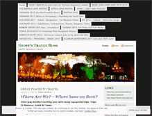 Tablet Screenshot of geoffstravels.wordpress.com