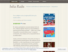 Tablet Screenshot of iuliaradu.wordpress.com