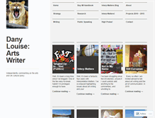 Tablet Screenshot of danylouise.wordpress.com