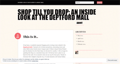 Desktop Screenshot of dptfordmallblog.wordpress.com