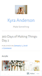 Mobile Screenshot of kyraanderson.wordpress.com
