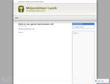 Tablet Screenshot of misjonskirken.wordpress.com