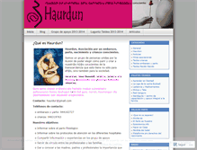 Tablet Screenshot of haurdun.wordpress.com