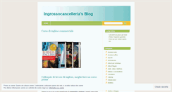 Desktop Screenshot of ingrossocancelleria.wordpress.com