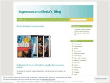 Tablet Screenshot of ingrossocancelleria.wordpress.com