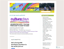 Tablet Screenshot of behappyalltogether.wordpress.com