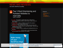 Tablet Screenshot of newsreviewsforall.wordpress.com