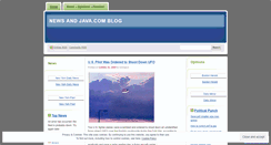 Desktop Screenshot of newsjava.wordpress.com