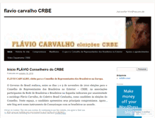 Tablet Screenshot of flaviocarvalhocrbe.wordpress.com