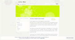 Desktop Screenshot of lovemoe.wordpress.com