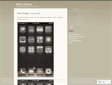Tablet Screenshot of iphonetheme.wordpress.com