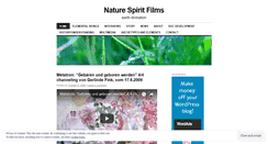Desktop Screenshot of naturespiritfilms.wordpress.com