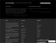 Tablet Screenshot of codart.wordpress.com